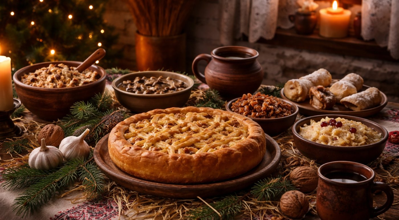 Різдвяний стіл Яворівщини: роль одного пирога