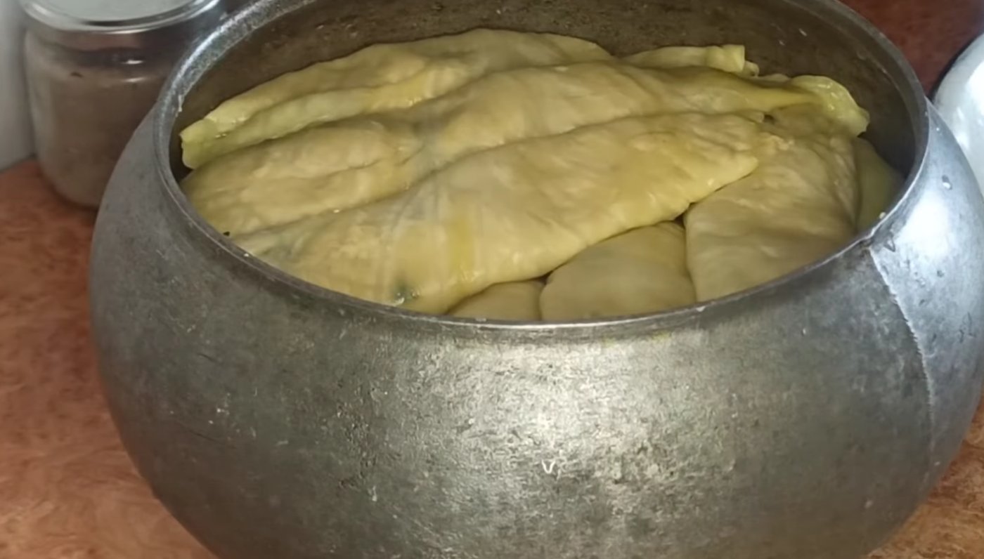 голубці з тертої картоплі і грибів з "вусами"