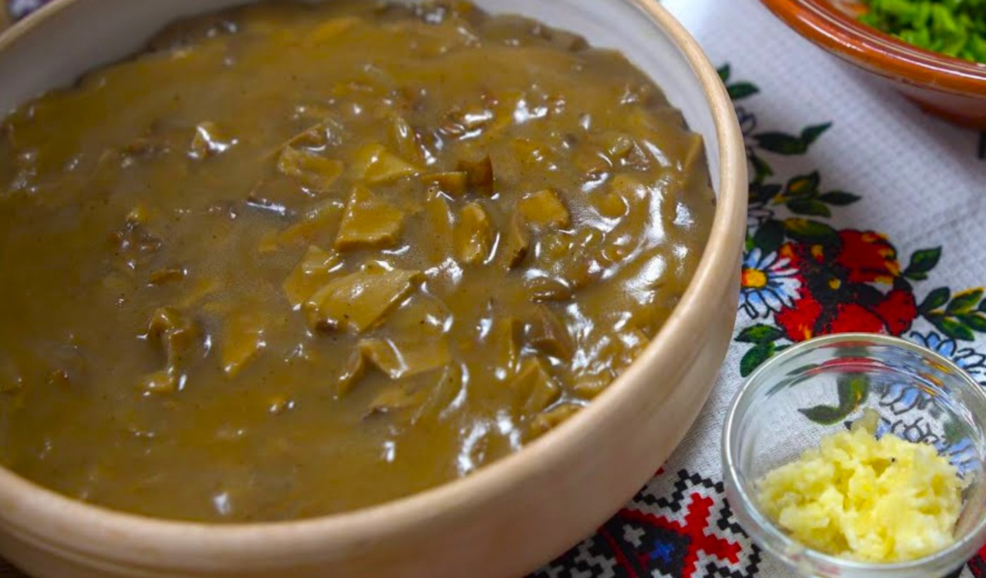 Пісна Грибна підлива, та сама "Запражка" на Святвечір! Традиційний рецепт з сушених грибів