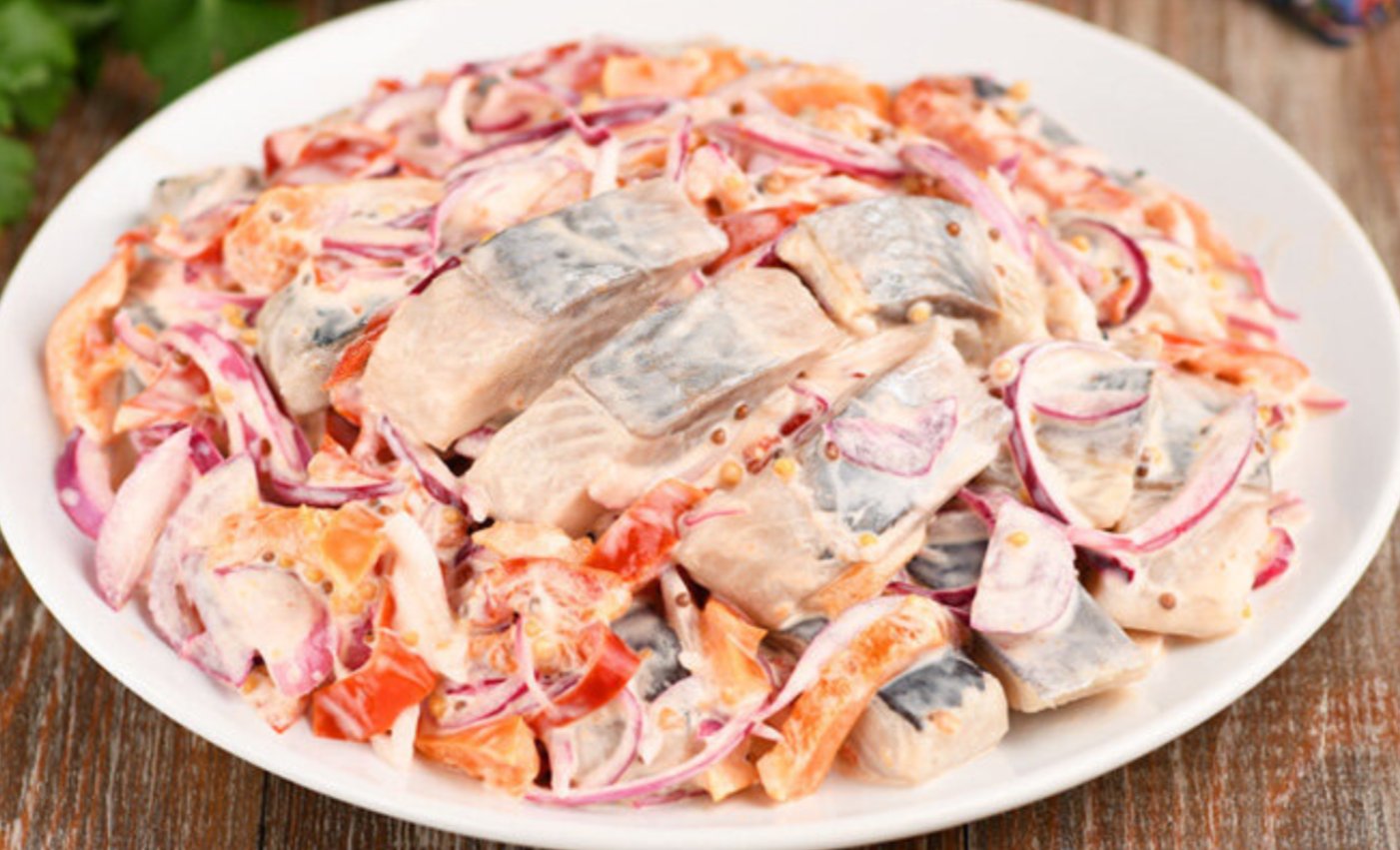 оселедець з перцем