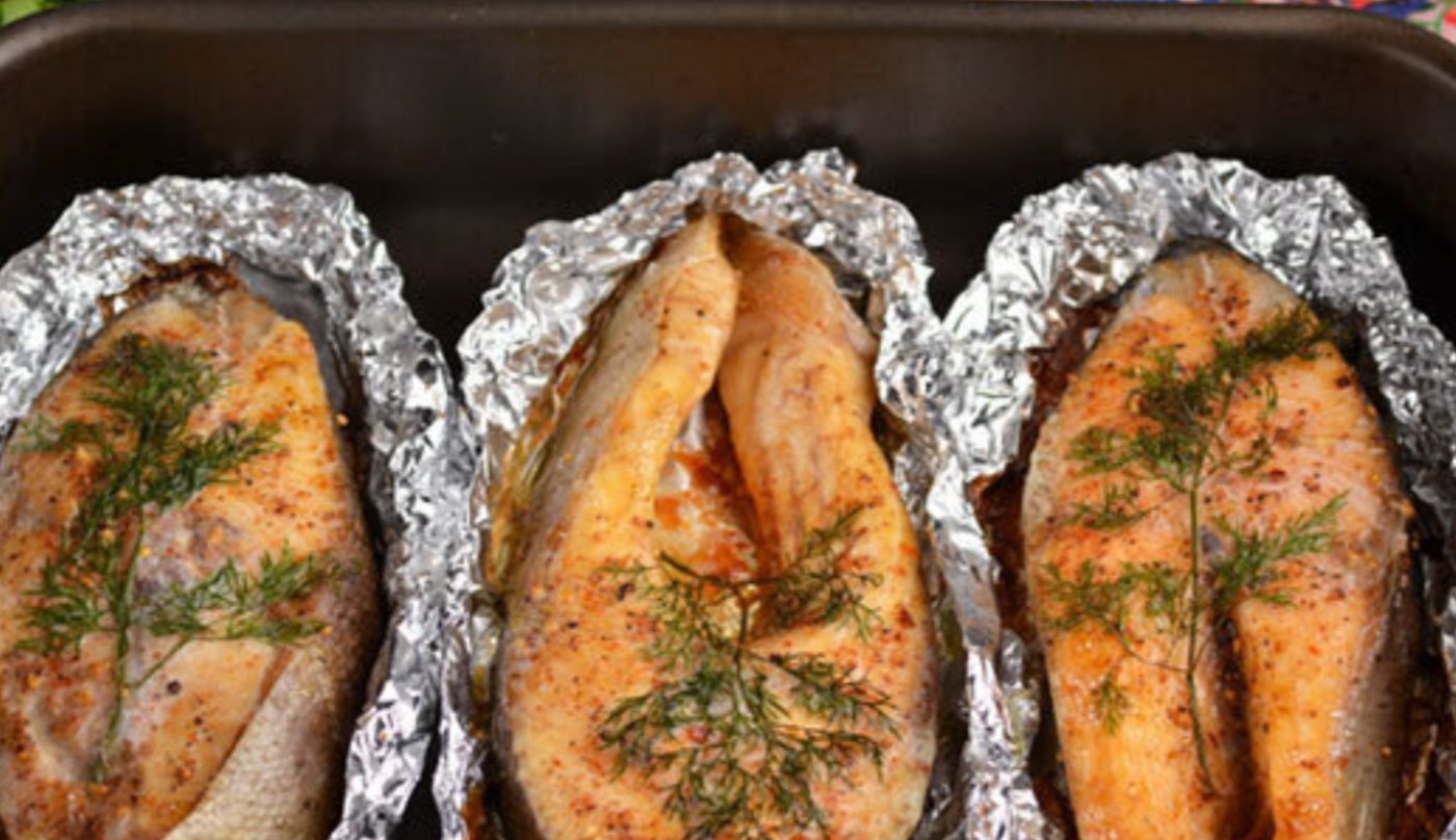 Риба з вершковим маслом в духовці