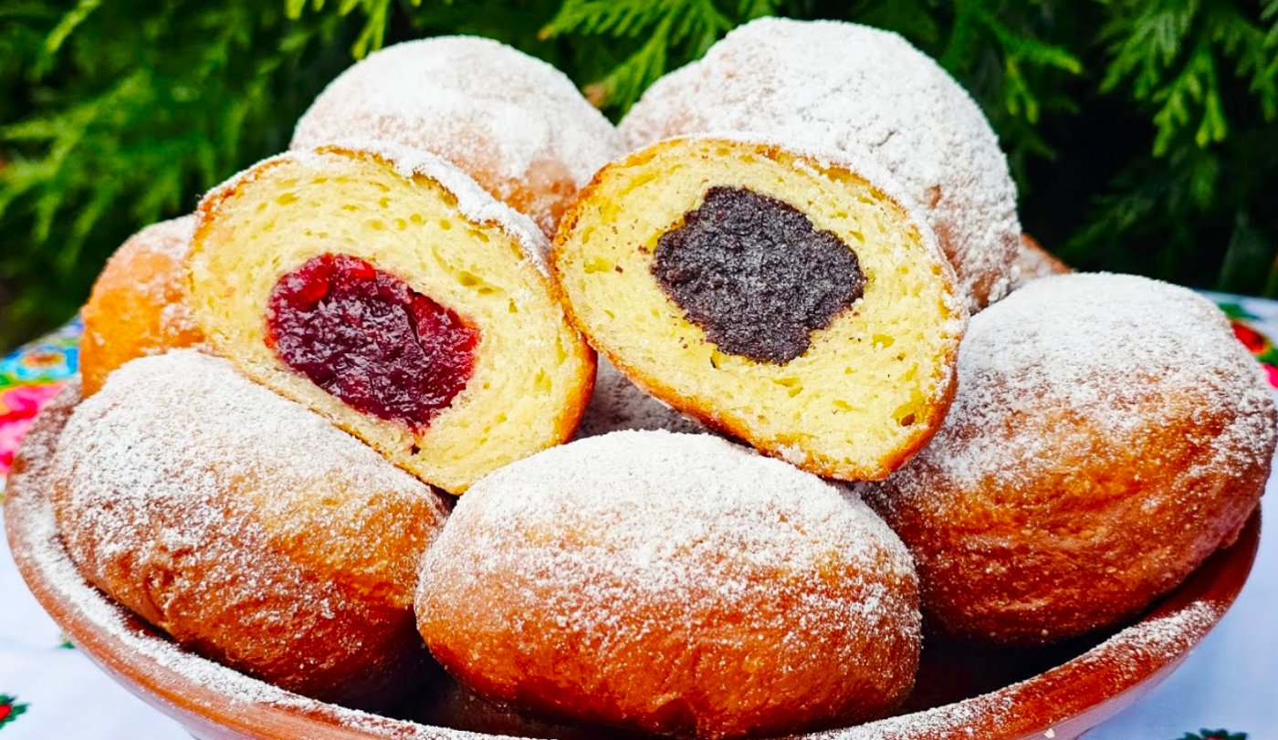 Закарпатські різдвяні пампухи з маком та вишнею - традиційний рецепт від Закарпатської господині