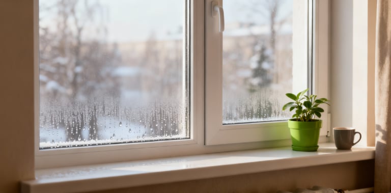 Чому вікна "пітніють" навіть у теплій квартирі