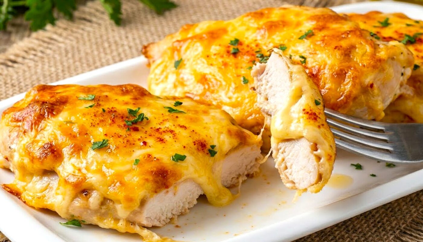 Шукаєте щось нове? Спробуйте цей швидкий шніцель з курки та сиром, приготований з курячого філе!