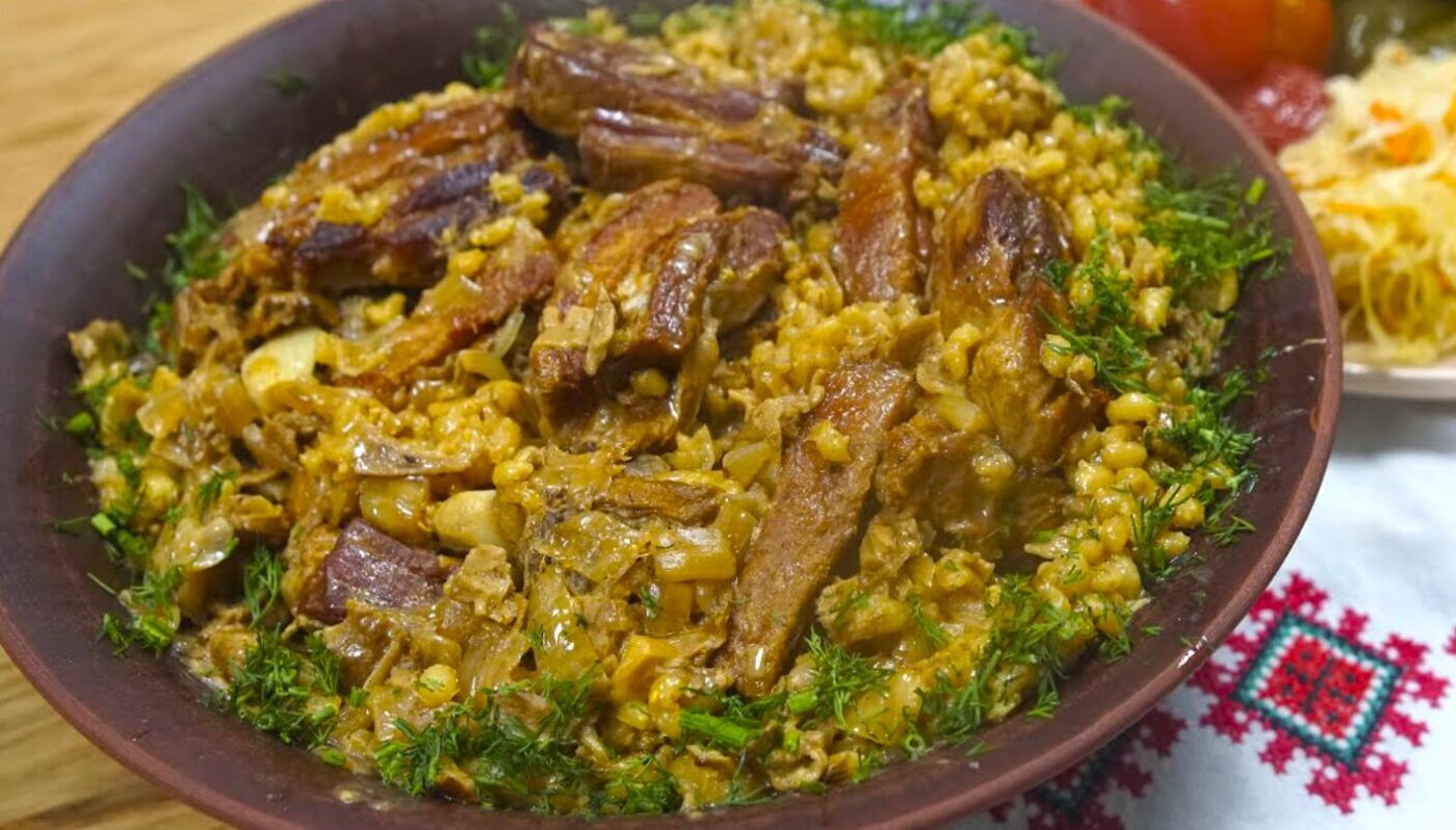 Це не просто каша! Панська перловка з грибами і підчеревиною! Старий карпатський рецепт