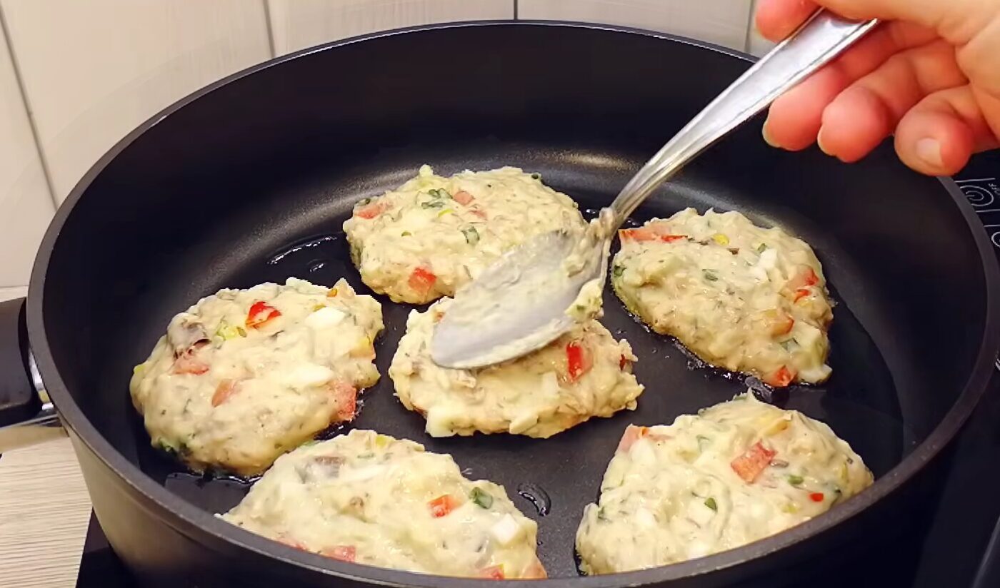 рибно-овочеві оладки