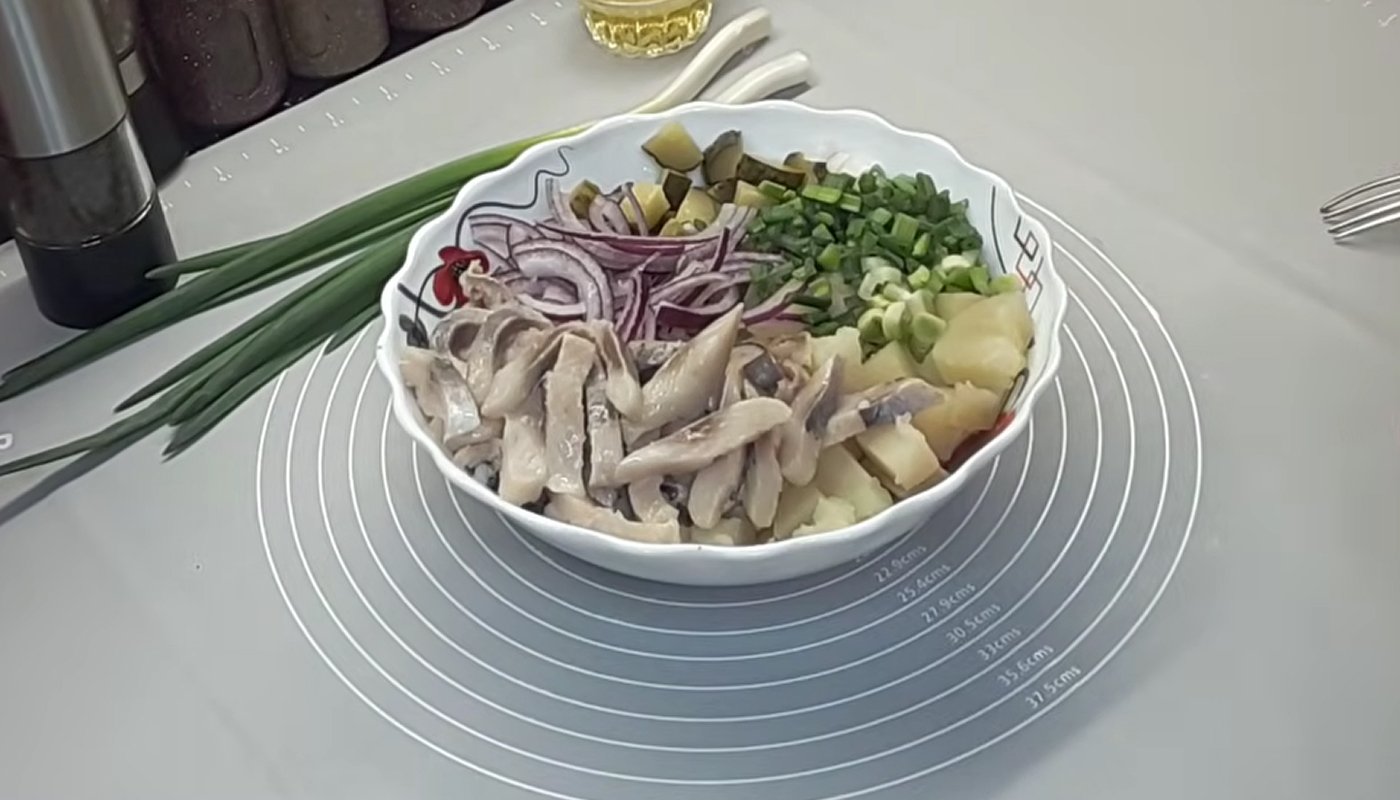 салат з оселедця