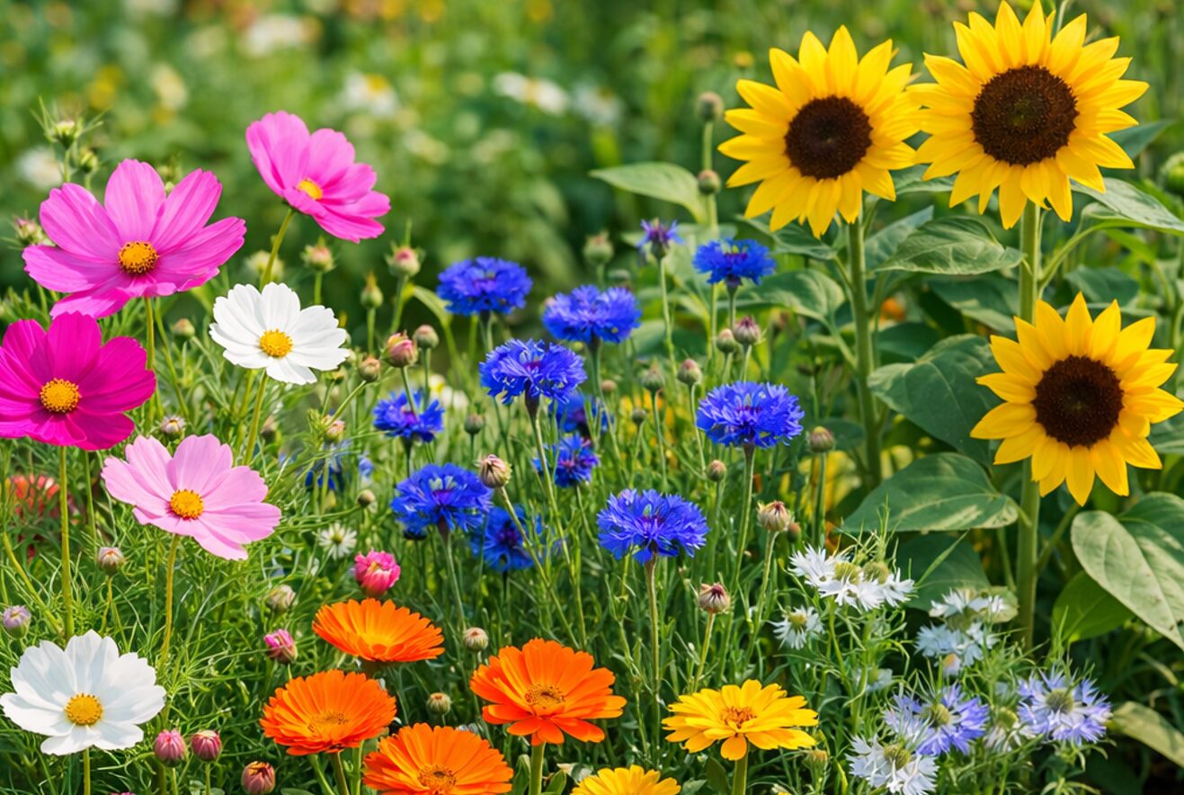 Весняні клумби без розсади: що можна висівати одразу в ґрунт