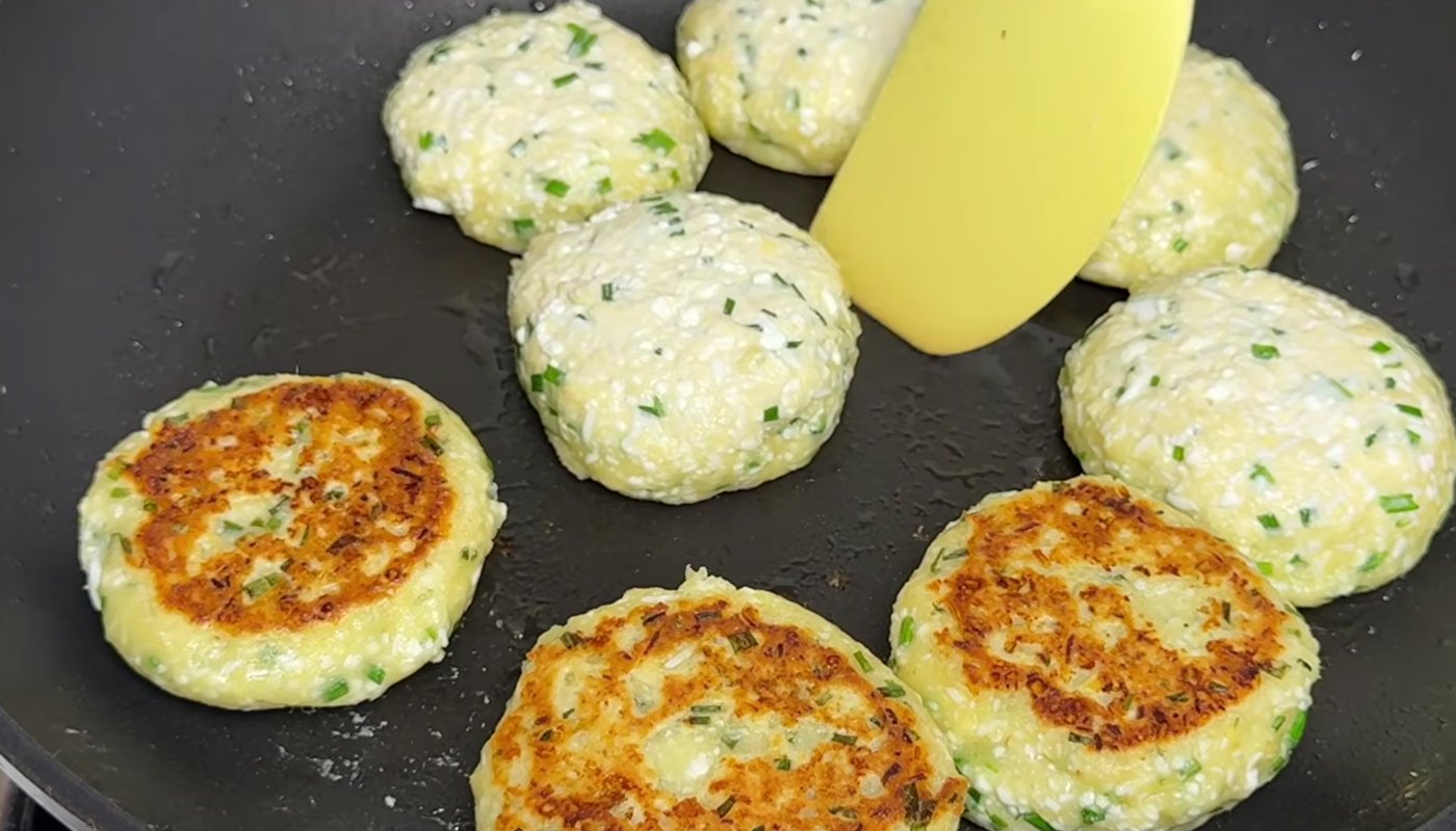 Ліниві сирні пиріжки-котлетки