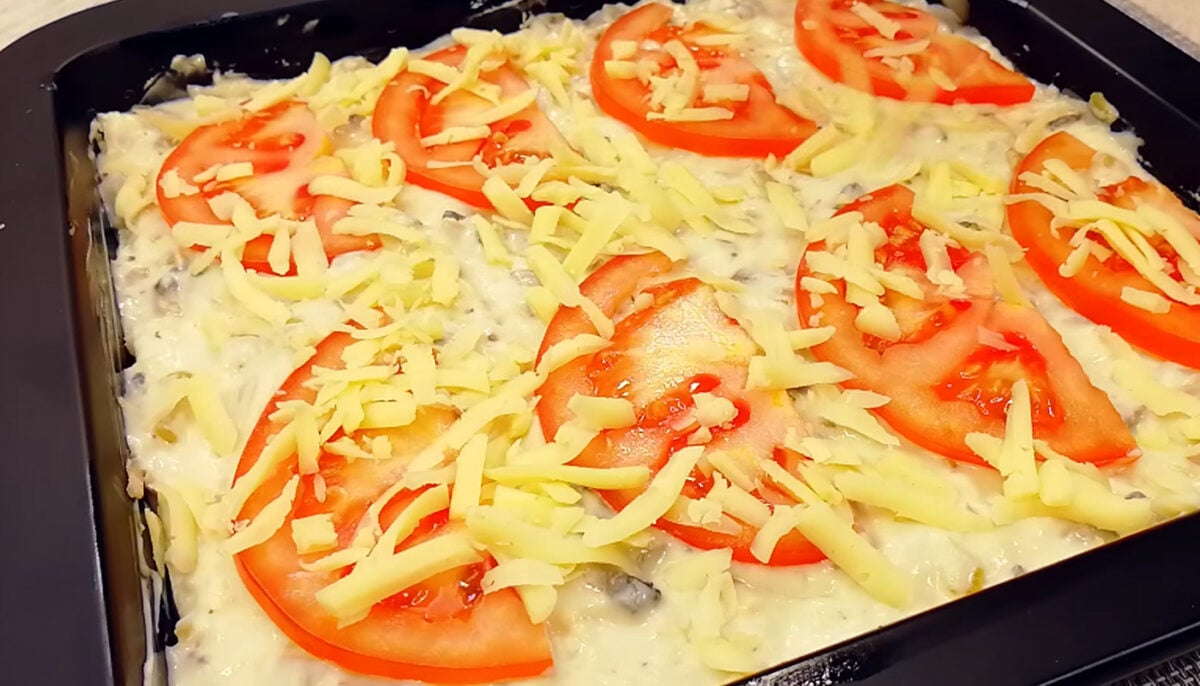 Запіканка з лаваша і курки