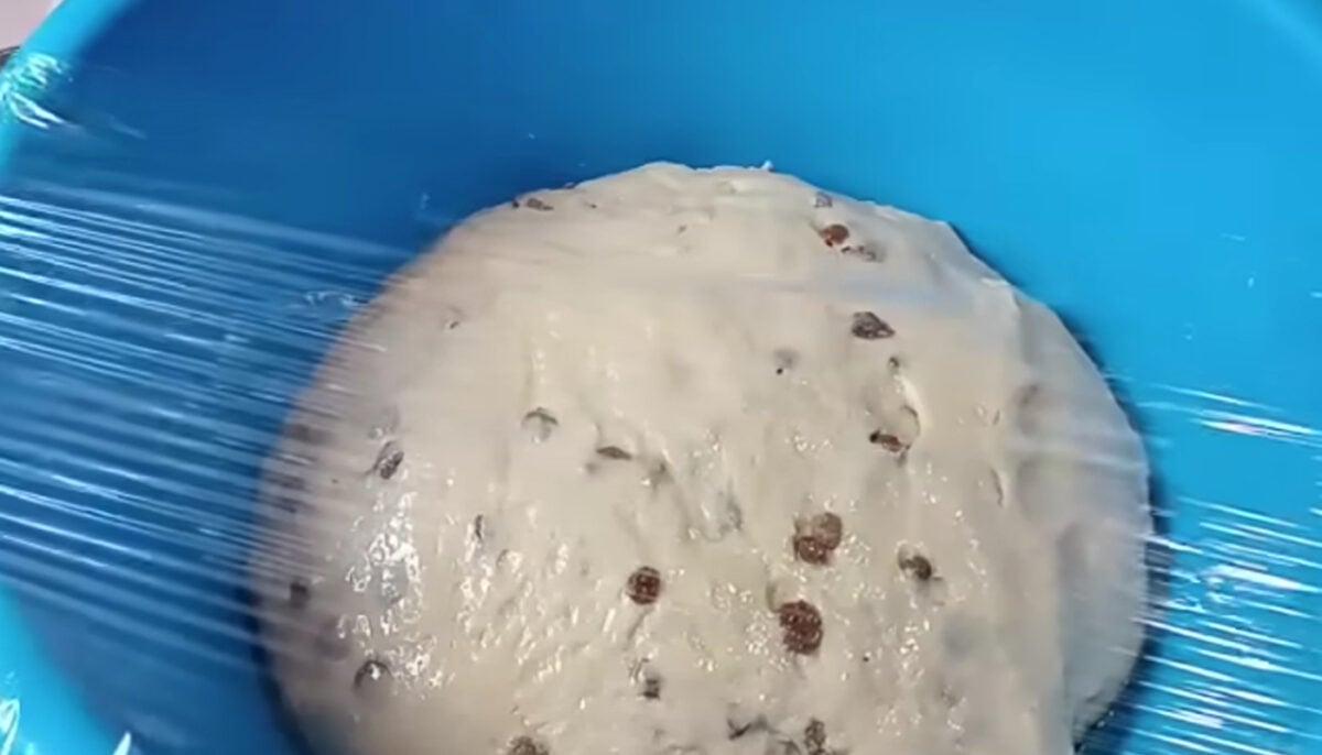 підйом тіста на Великодню паску на пів л молока