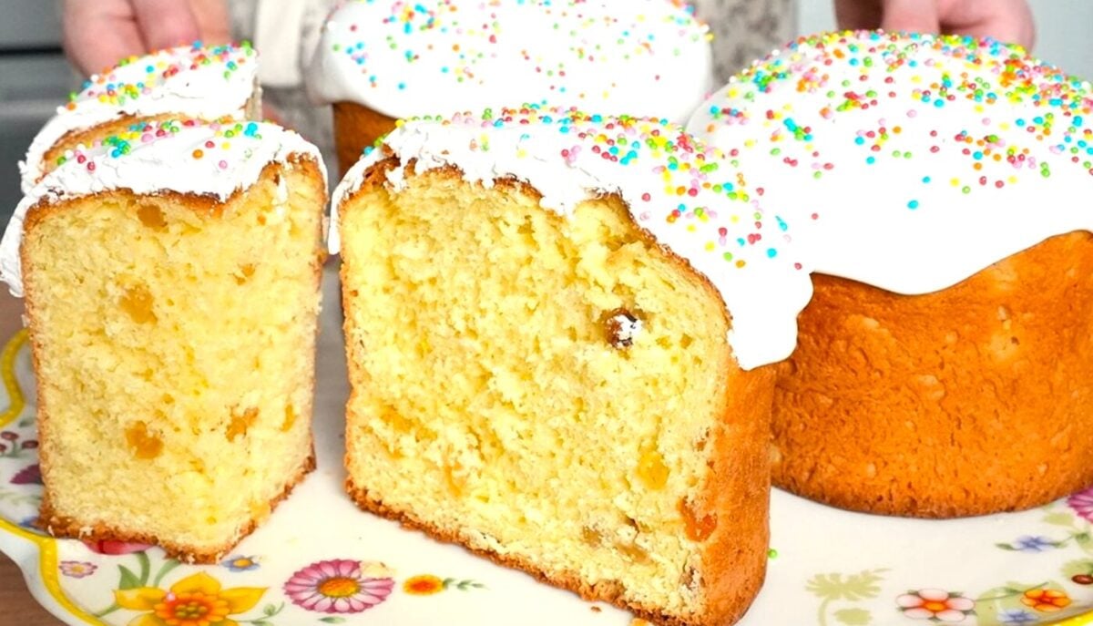 Лінивий рецепт з маминого зошита "Паска без вимішування тіста" - повітряна, волога і не черствіє до 7 днів