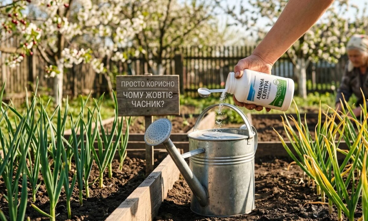 3 головні причини, чому жовтіє часник у квітні: як допомогти рослині за один вечір.
