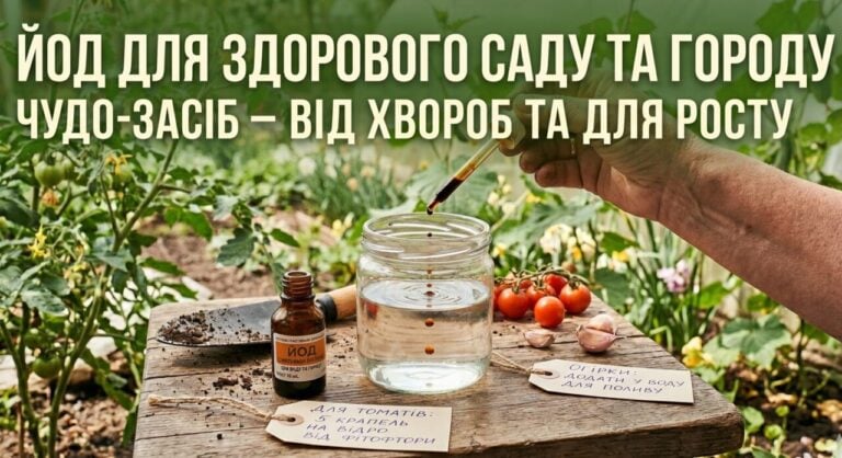 Беріть Йод і йдіть на город: всього 5 крапель і врожаю не буде куди дівати!