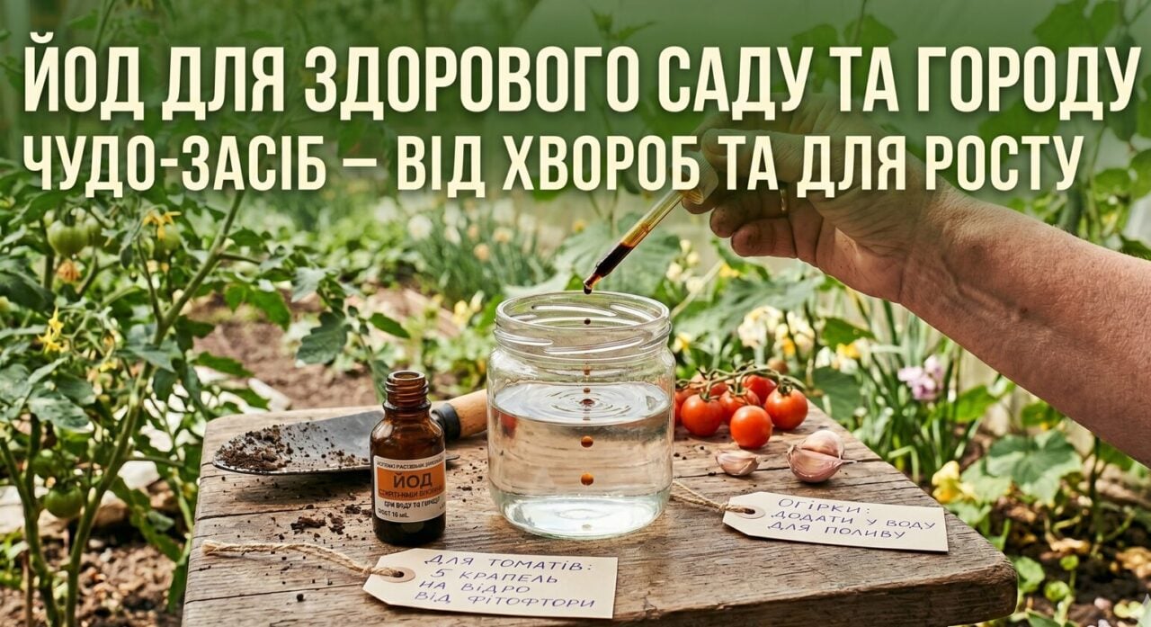 Беріть Йод і йдіть на город: всього 5 крапель і врожаю не буде куди дівати!
