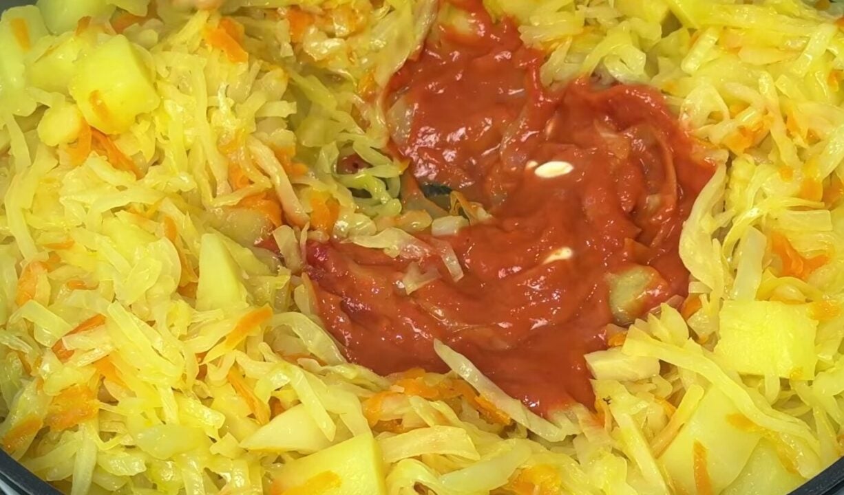 тушкована капуста рецепт