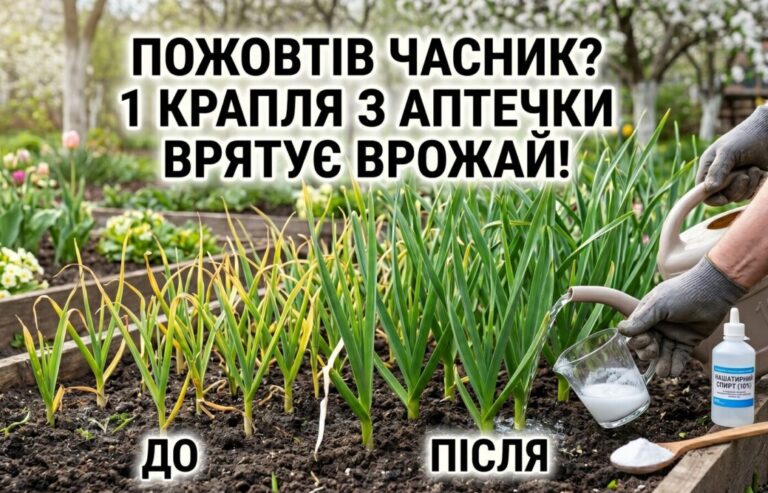Часник почав жовтіти у квітні: чим терміново підгодувати грядку, щоб врятувати врожай