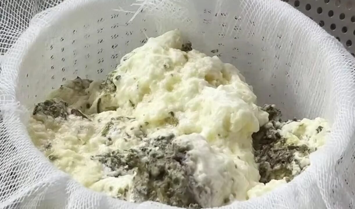 домашній сир з італійськими травами