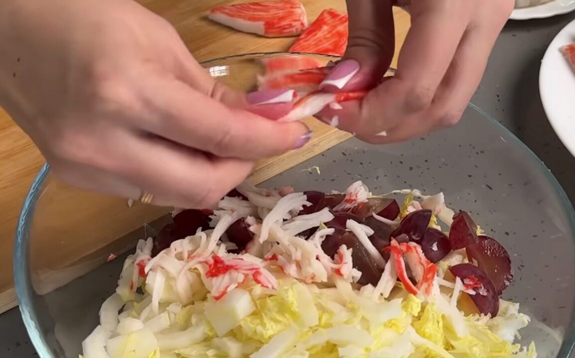 салат графиня з креветками