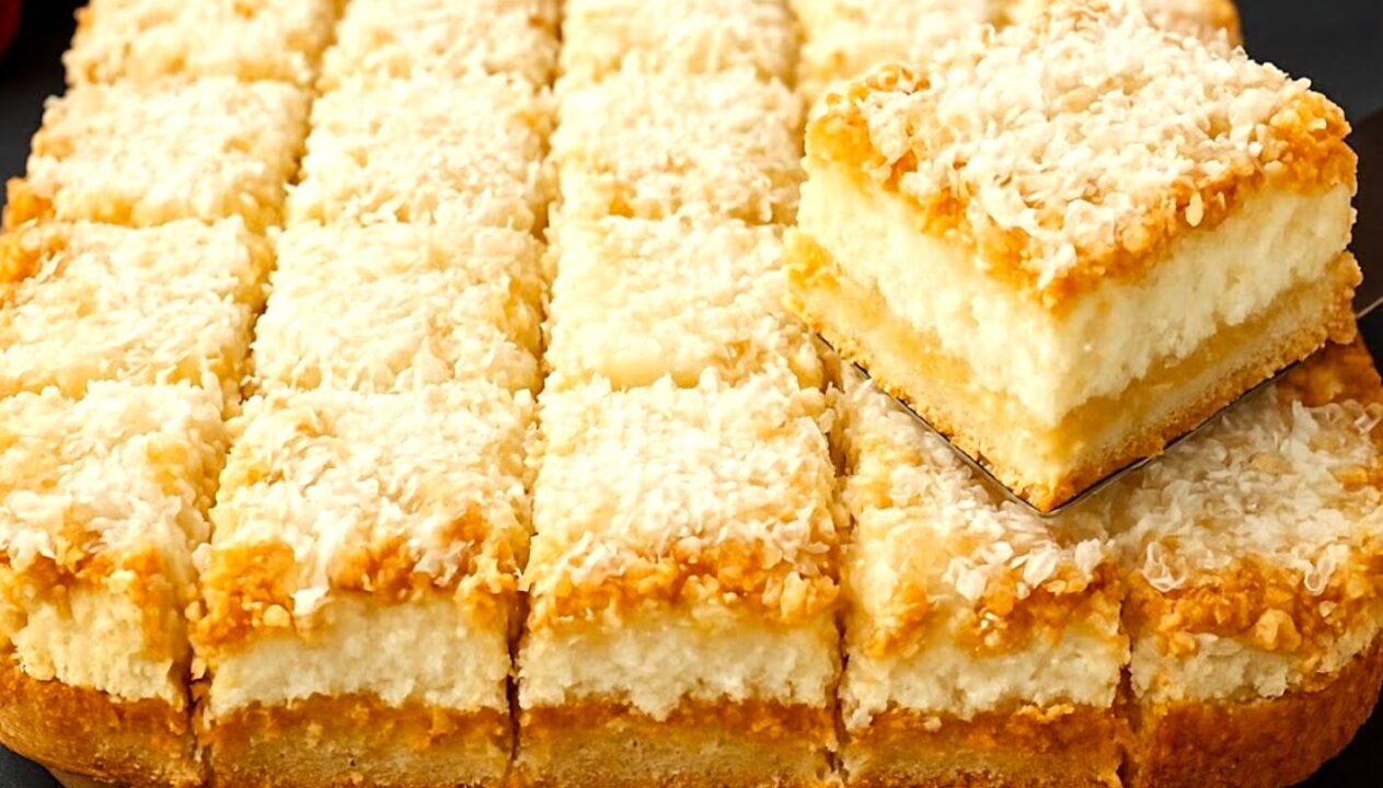 Мама навчила: Сирник "Ніжність у квадраті": три шари, кремова начинка - з'їдається за мить