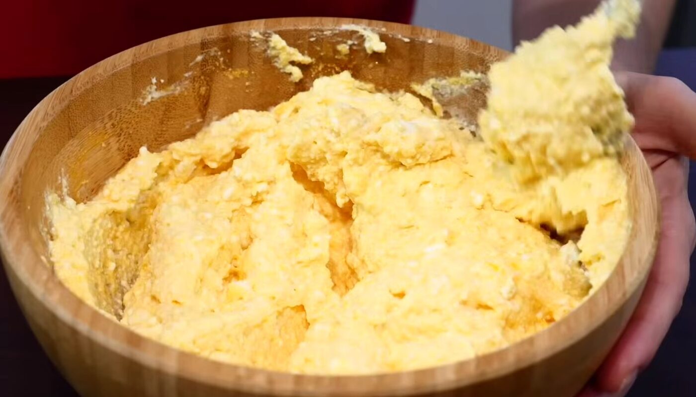 запіканка з сиру з персиками рецепт