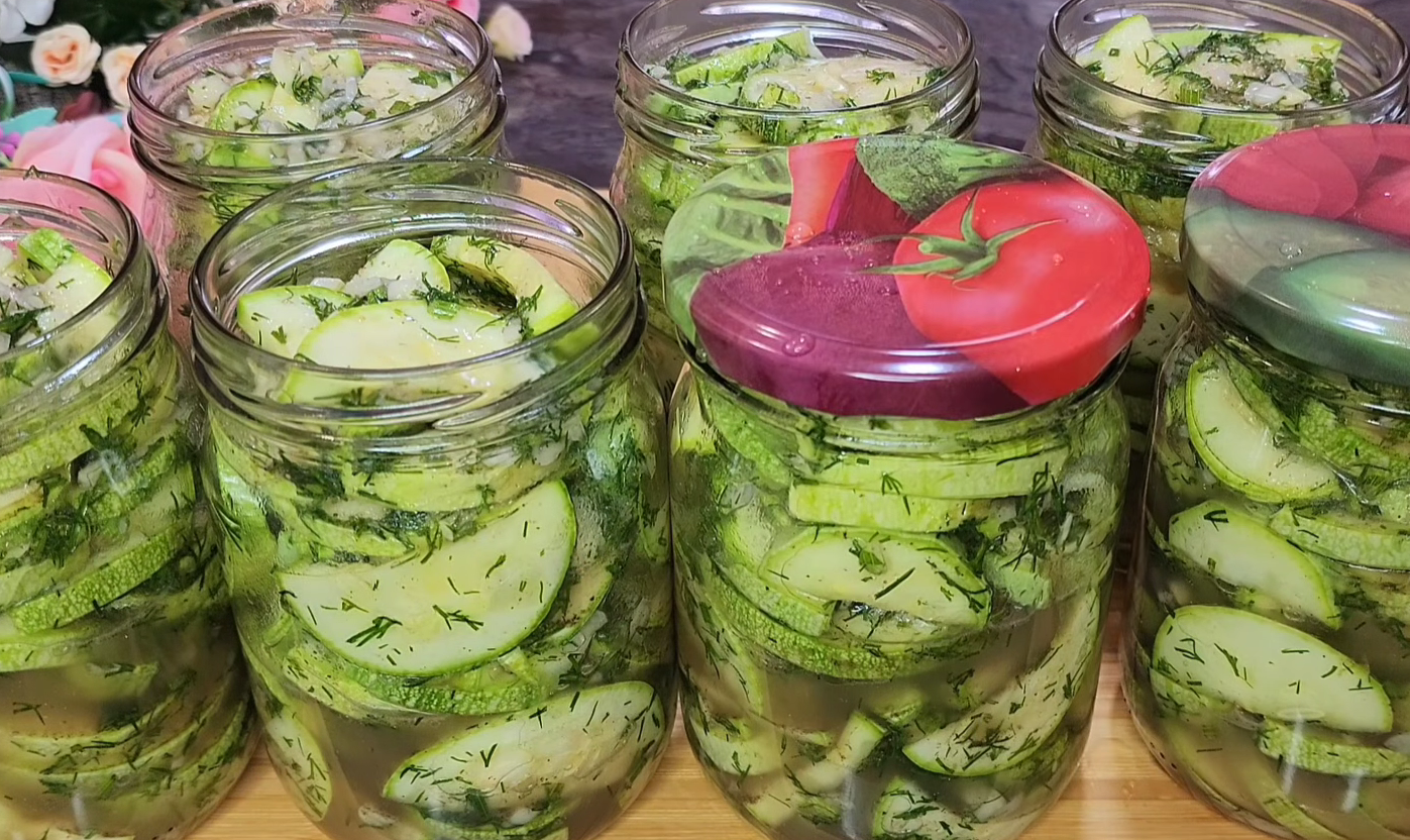 кабачки на зиму рецепт