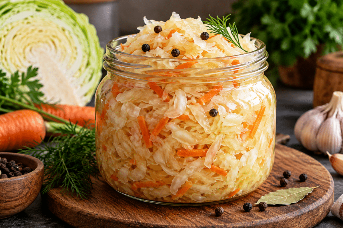 Квашена капуста з медом