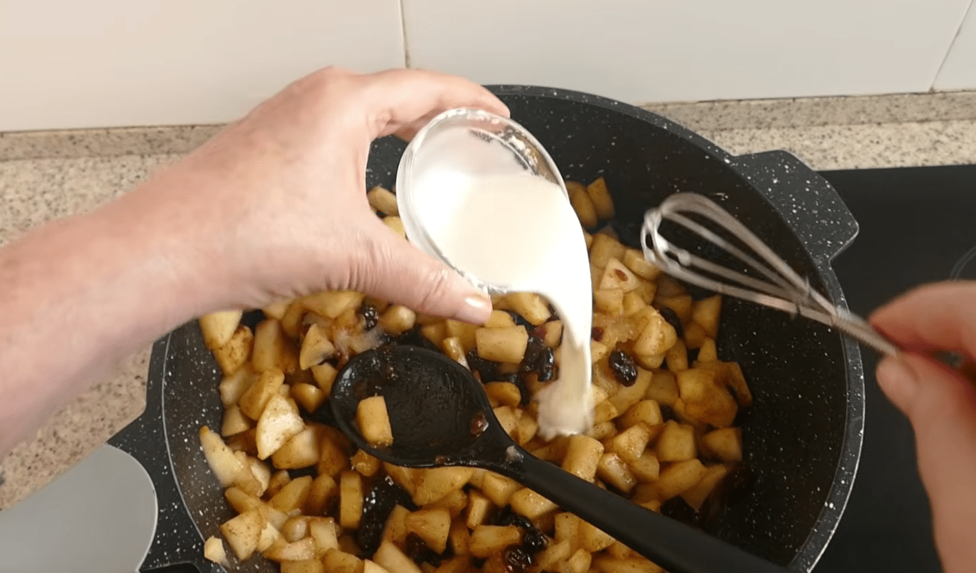 яблучна начинка на пісний штрудель