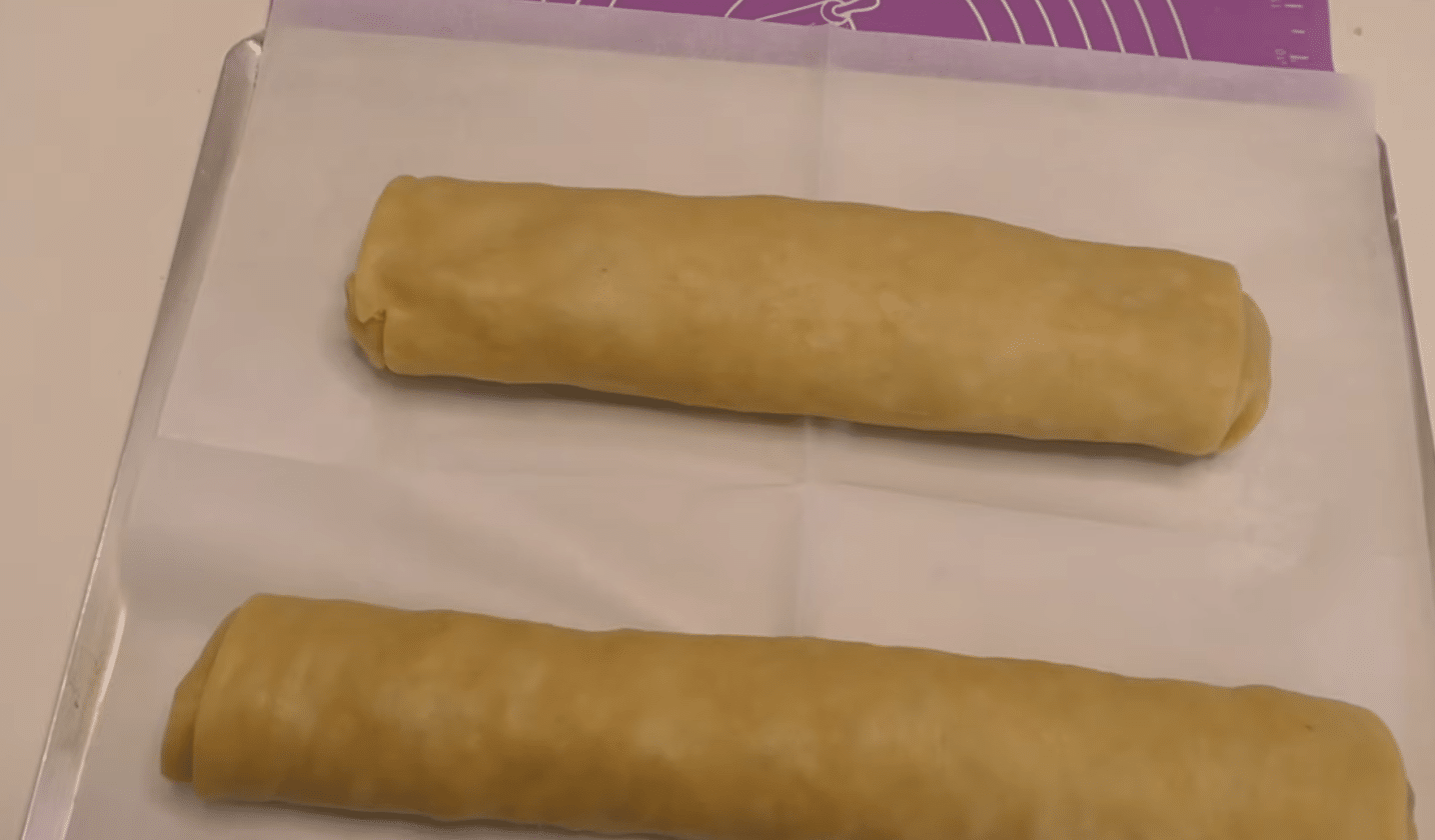 пісний яблучний штрудель